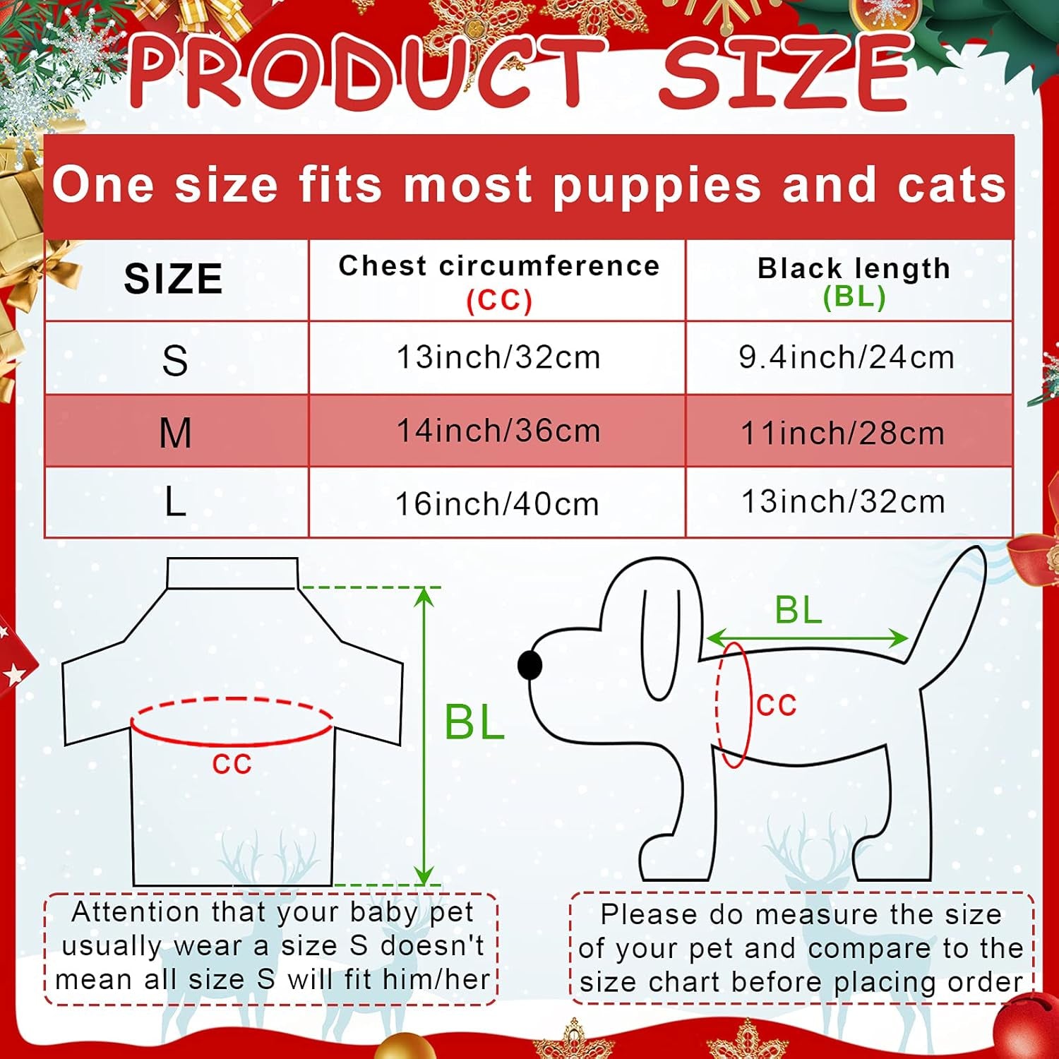 4 Pieces Christmas Dog Pajamas Christmas Element Puppy Clothes Santa Snowman Xmas Holiday Pet Puppy Pajamas Christmas Tree Snowflake Dog Pajama (Santa Patterns,Medium)
