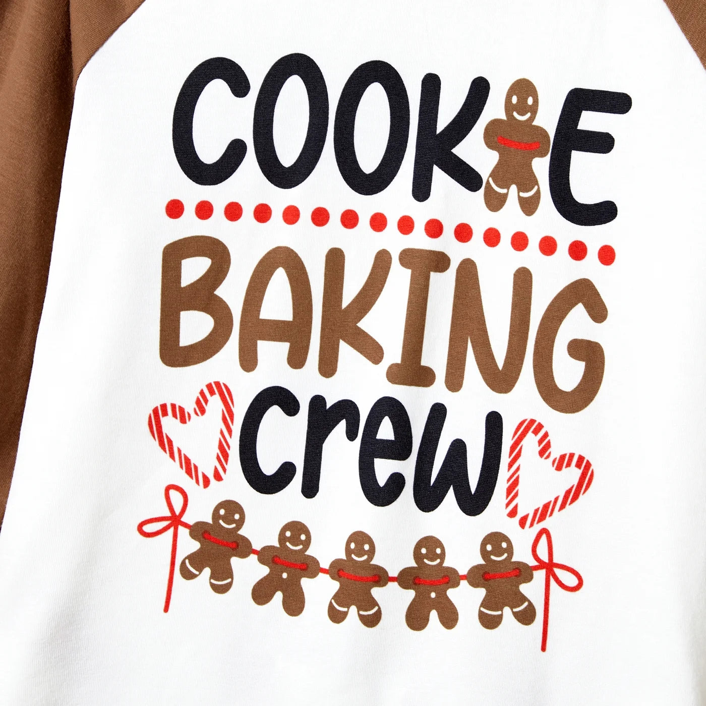 Christmas Pajamas Family Matching Women 2 Piece Pjs Sets Long Sleeve Cute Gingerbread Man Prints Top & Pants Sleepwear with Holiday Socks, Khaki, XXL